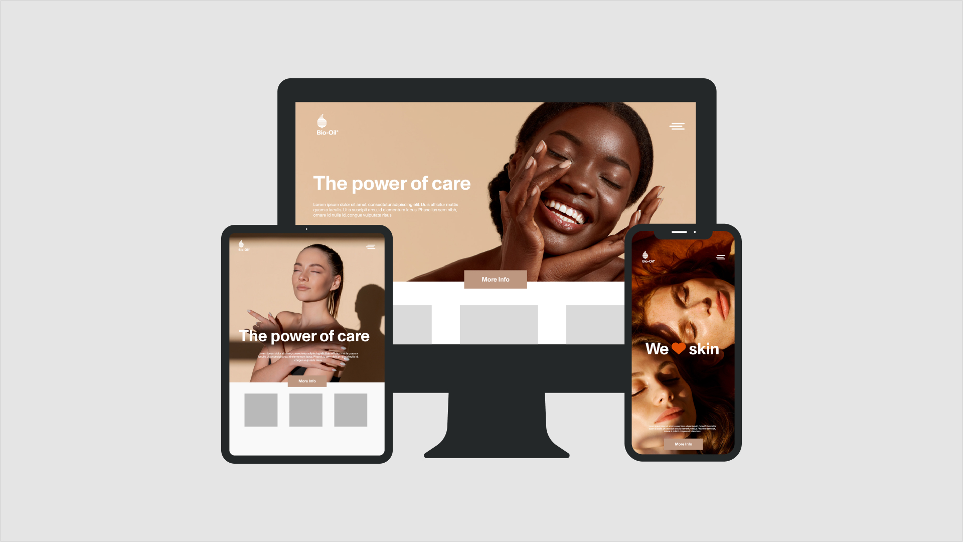 Skin care campaign for social networks